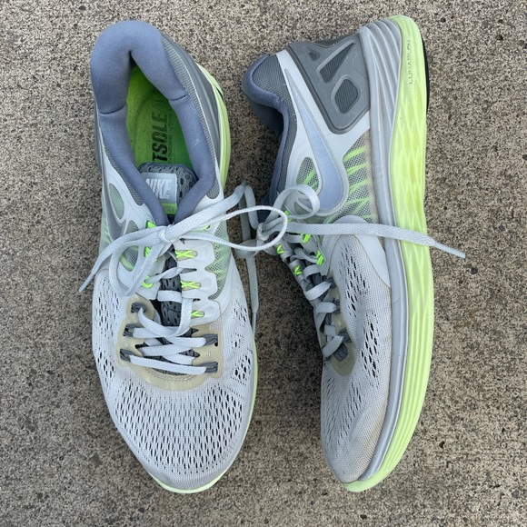 Nike Lunar Eclipse 4 Running Shoes Womens Size 10 Gray Athletic 629683-007 - Picture 2 of 13